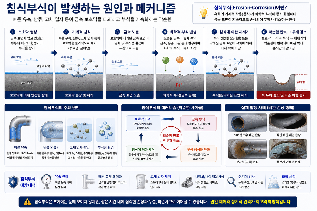 석유화학 플랜트 배관에서 발생하는 Erosion-Corrosion의 원인 1 image 12