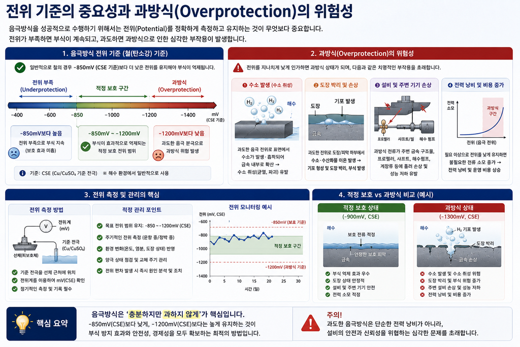 음극방식(Cathodic Protection)의 전위 기준과 과방식(Overprotection)의 문제 2 image 14