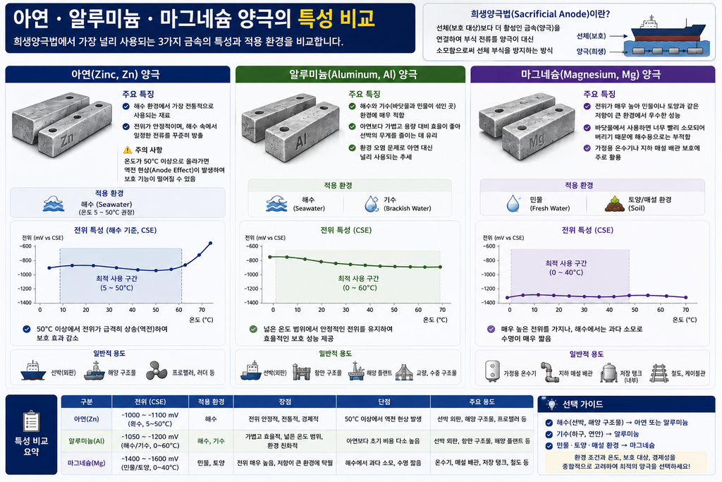 희생양극 방식에서 아연·알루미늄·마그네슘 양극의 선택 기준 1 image 15