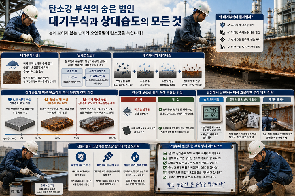 탄소강의 대기부식과 상대습도 임계값(Critical Humidity)의 관계 1 image 18
