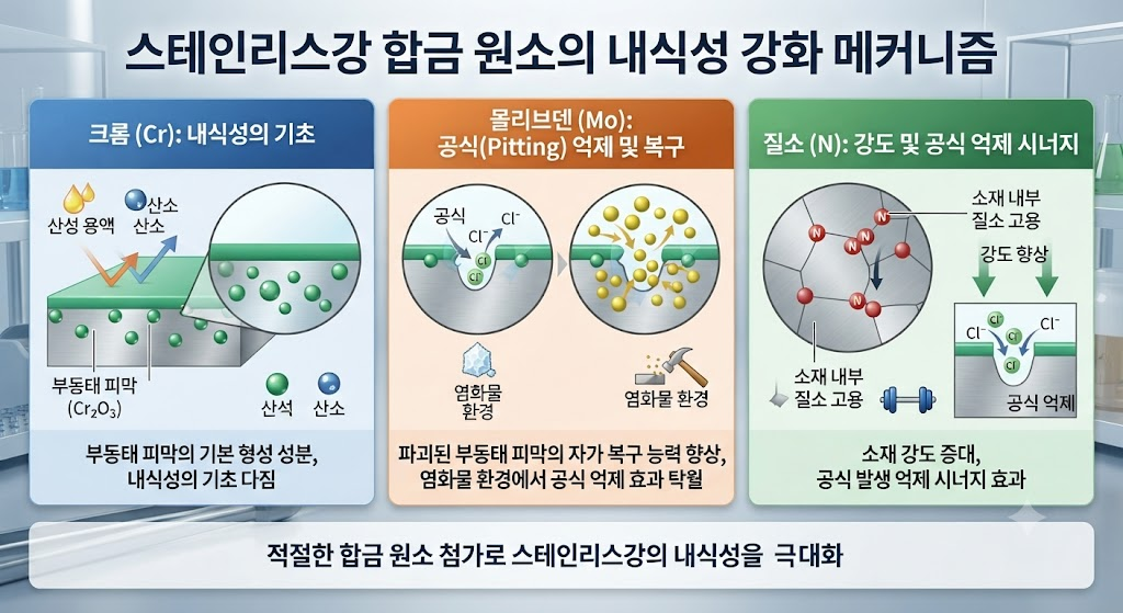 스테인리스강의 공식(Pitting)과 임계 공식 온도(CPT)의 상관관계 1 image 51