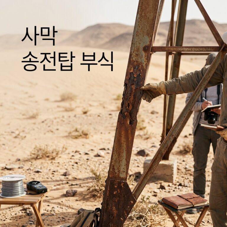 ai thumbnail photography 사막 송전탑 부식 1789054545