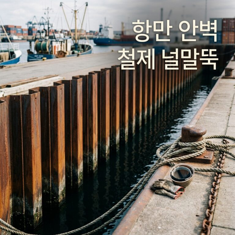 ai thumbnail photography 항만 안벽 철제 널말뚝 1788366197